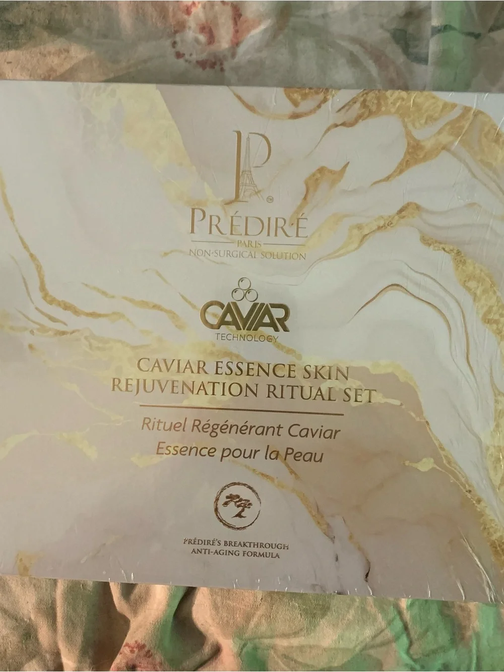 PRÉDIRÉ PARIS Caviar Essence Skin Rejuvenation Ritual Set — Gold & Cream